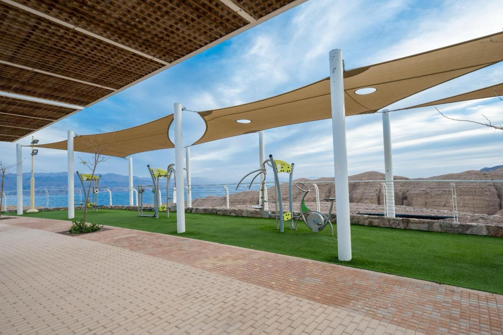 Ferienwohnung Mountain And Sea View - Penthouse With Private Pool Eilat Exterior foto