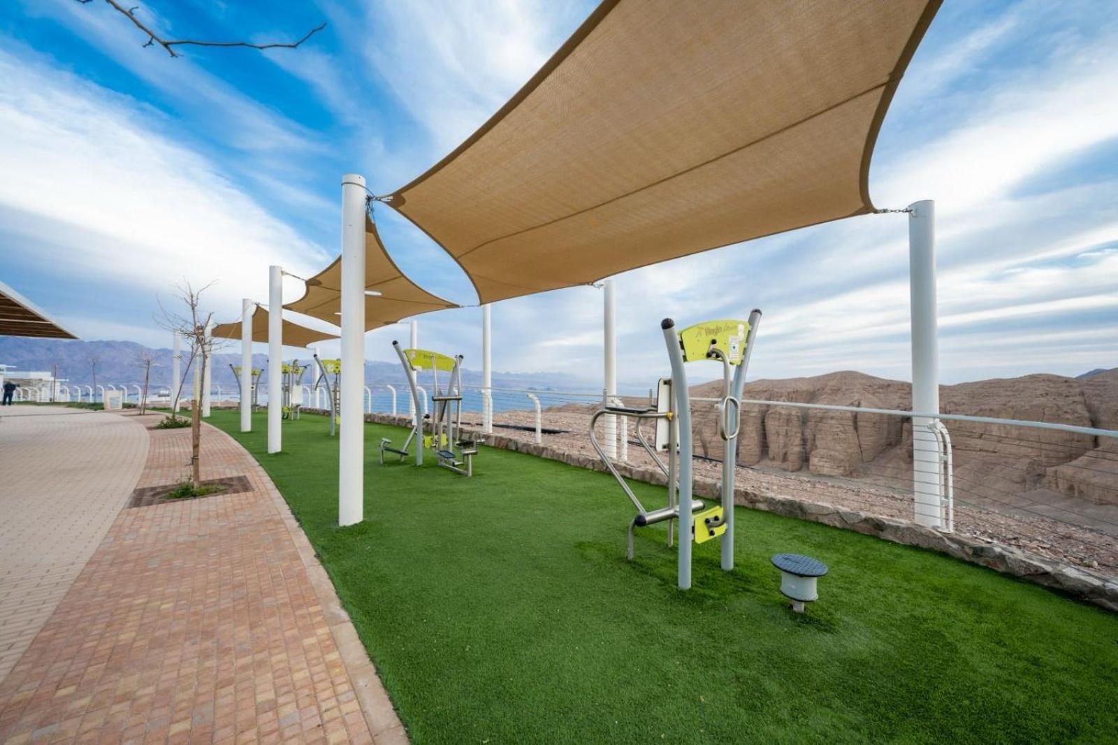 Ferienwohnung Mountain And Sea View - Penthouse With Private Pool Eilat Exterior foto